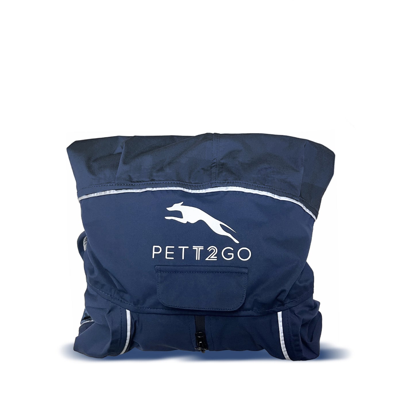 Dog Breathable Raincoat With Legs - Deep Nightfall