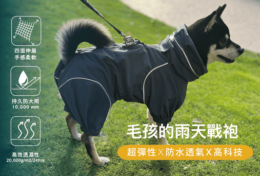[台灣專屬] PETT2GO 極輕彈性防水雨衣｜嘖嘖早鳥強勢預約中！ - PETT2GO