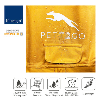Corgi Breathable Raincoat With Legs - Golden Dawn (USA)