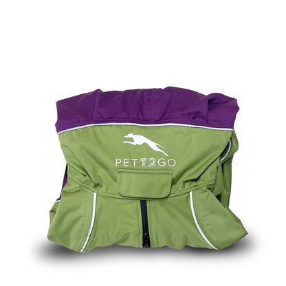 Dog Breathable Raincoat With Legs - Avocado Green