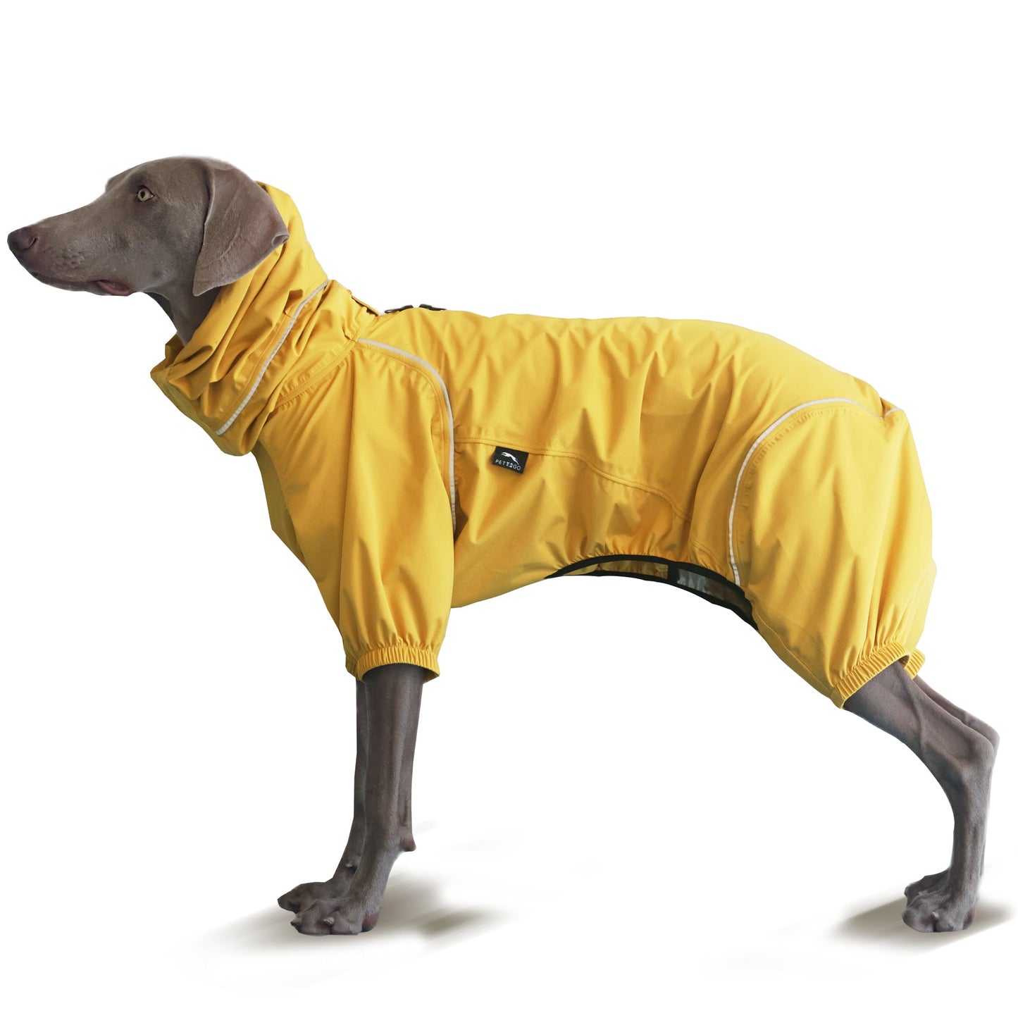 Dog Breathable Raincoat With Legs -Golden Dawn (USA) - PETT2GO