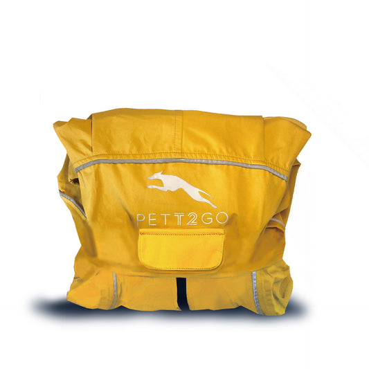 Dog Breathable Raincoat With Legs -Golden Dawn